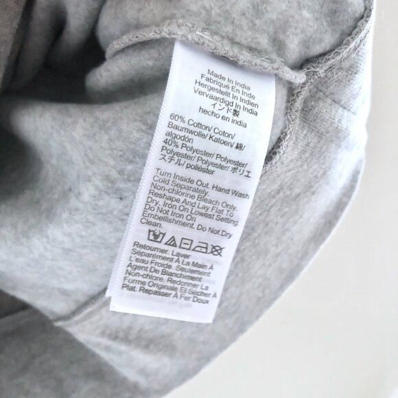 NWT J.Crew Factory Embellished Crewneck Sweatshirt - Picture 3 of 7